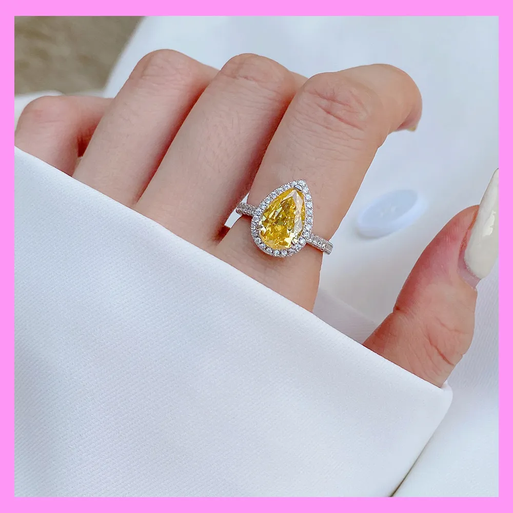 【1-01.29#】Three Claw Heart Ring for female fashion daily engagement wedding anniversary birthday present