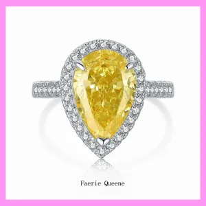 【1-01.29#】Three Claw Heart Ring for female fashion daily engagement wedding anniversary birthday present