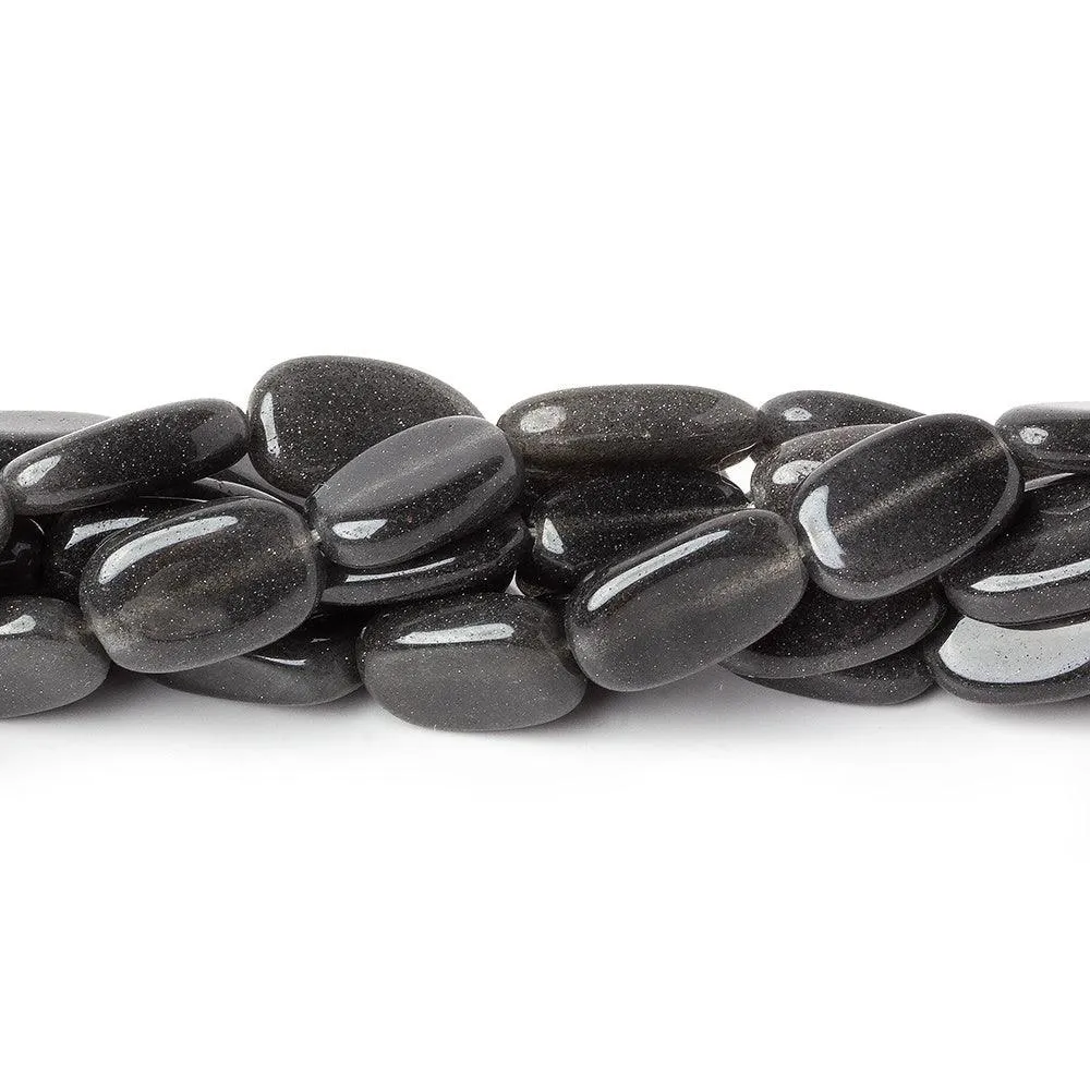 10-14mm Celestial Quartz plain oval beads 13 inch 23 beads
