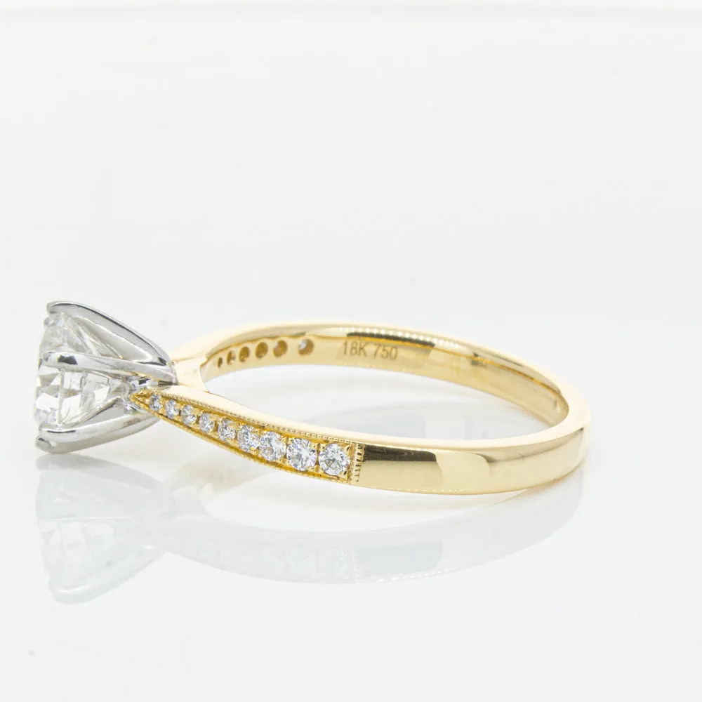 18ct Yellow Gold 1.00ct Diamond Zenith Ring