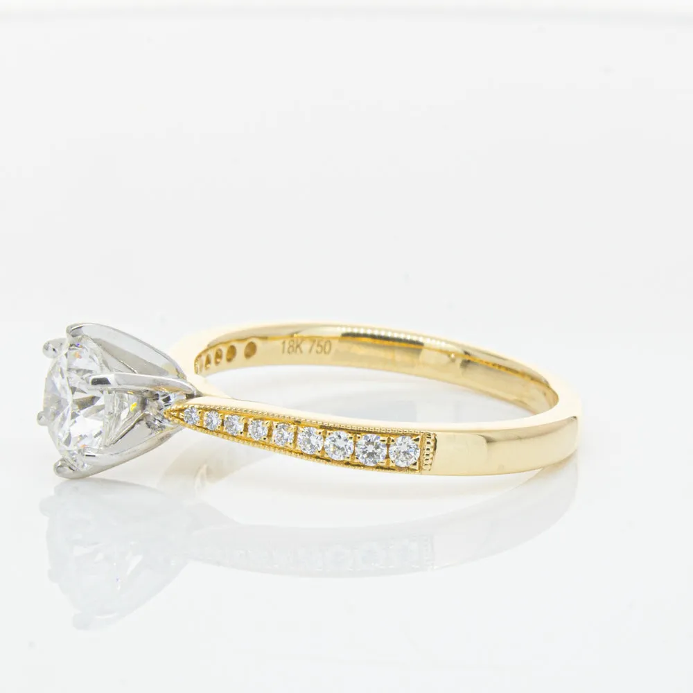 18ct Yellow Gold 1.00ct Diamond Zenith Ring