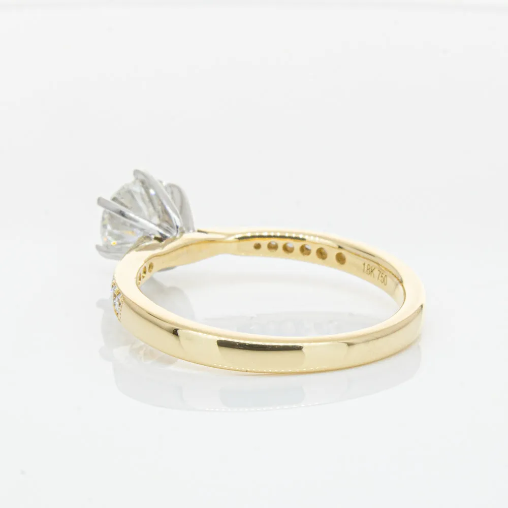 18ct Yellow Gold 1.00ct Diamond Zenith Ring