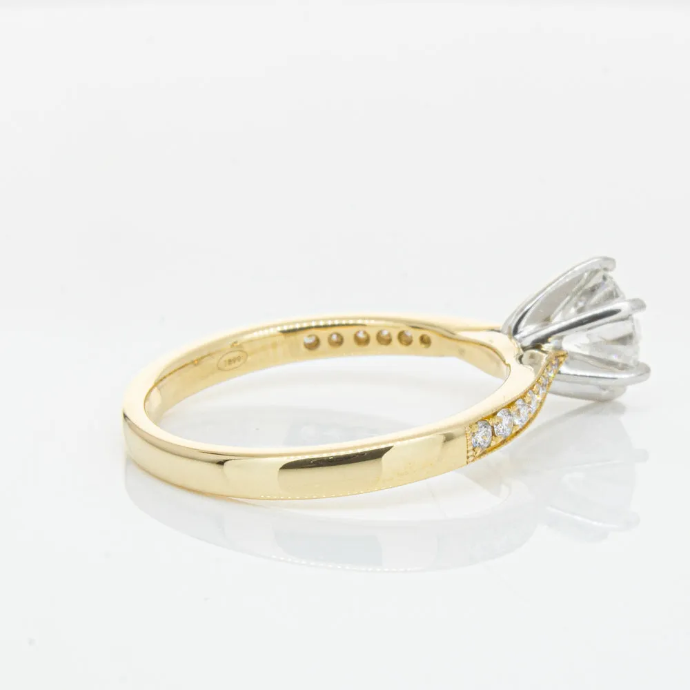 18ct Yellow Gold 1.00ct Diamond Zenith Ring