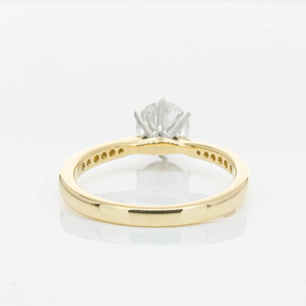 18ct Yellow Gold 1.00ct Diamond Zenith Ring