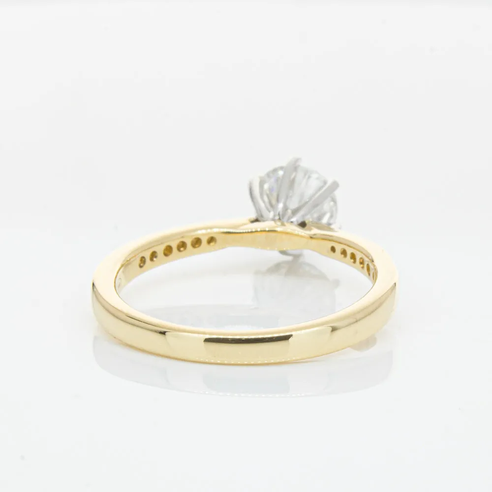 18ct Yellow Gold 1.00ct Diamond Zenith Ring