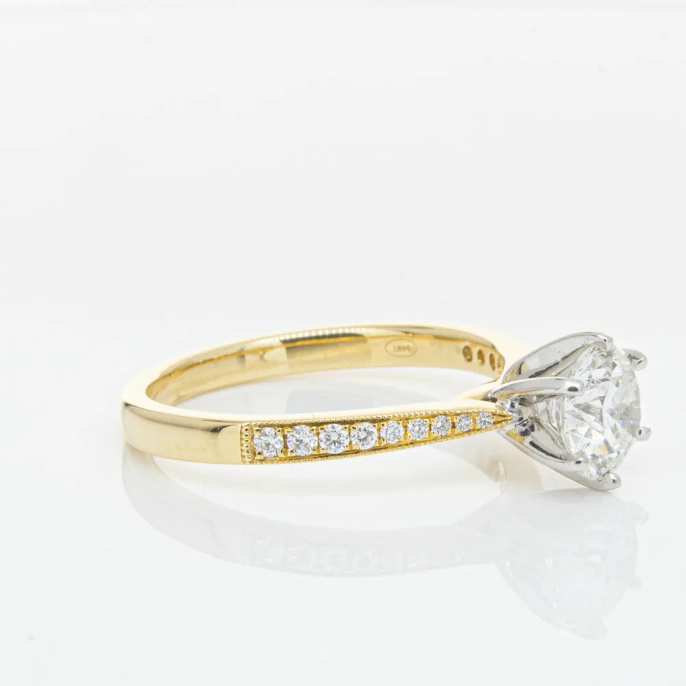 18ct Yellow Gold 1.00ct Diamond Zenith Ring