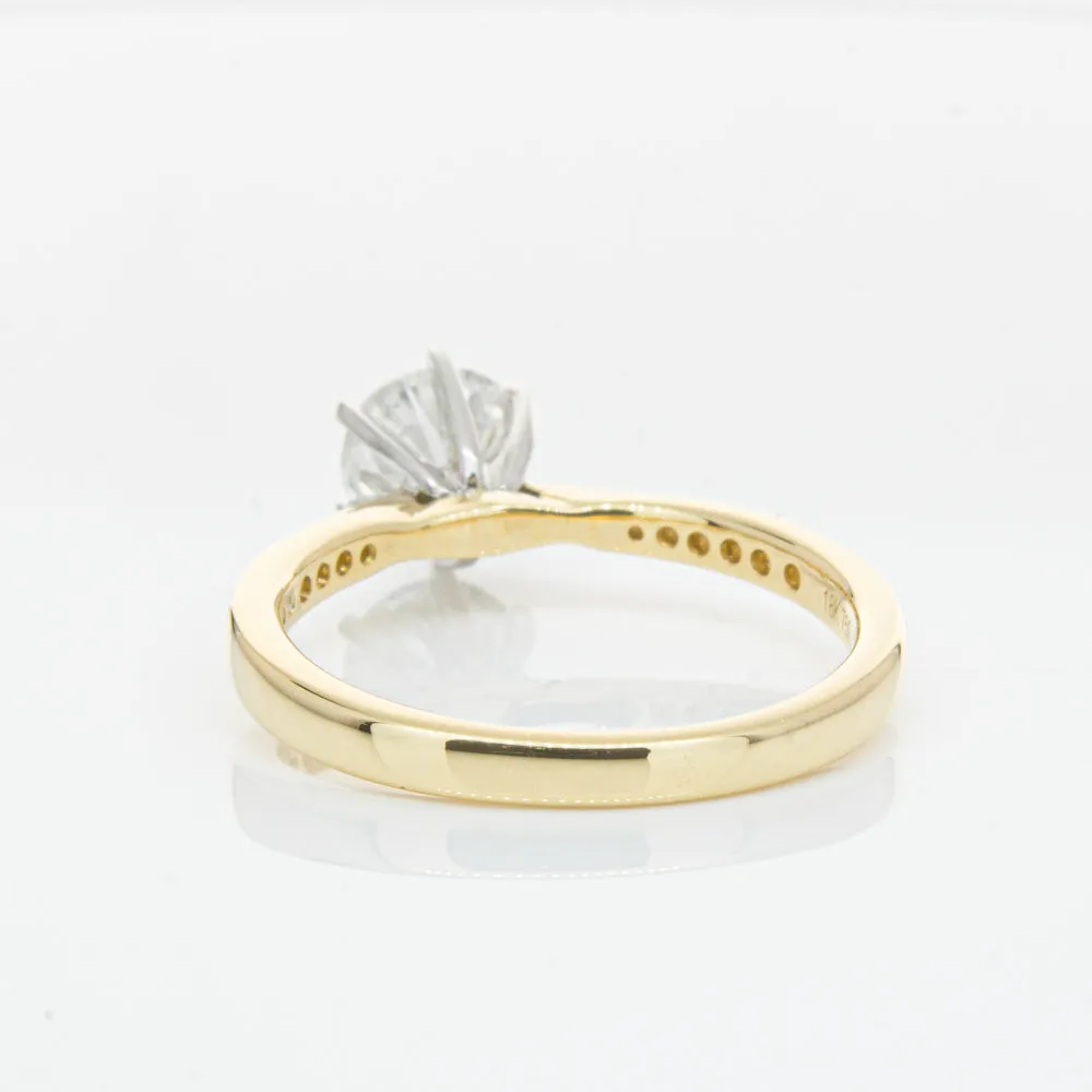 18ct Yellow Gold 1.00ct Diamond Zenith Ring