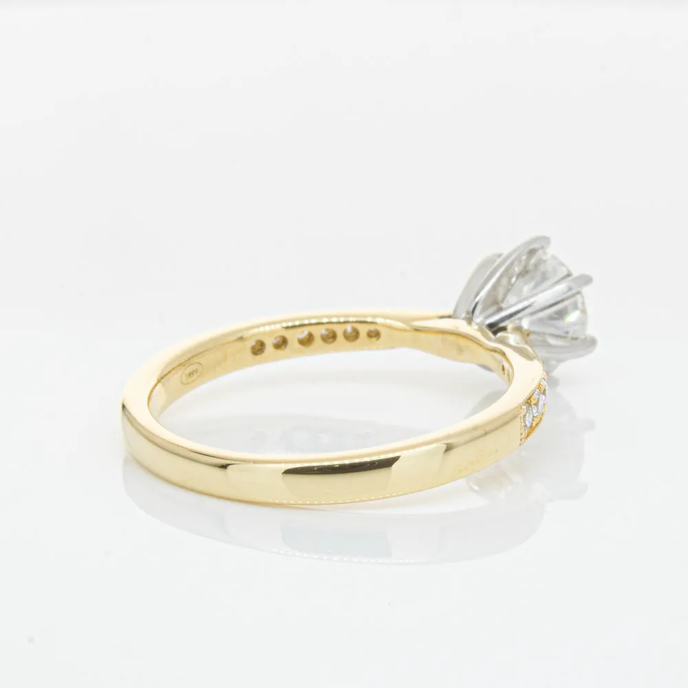 18ct Yellow Gold 1.00ct Diamond Zenith Ring
