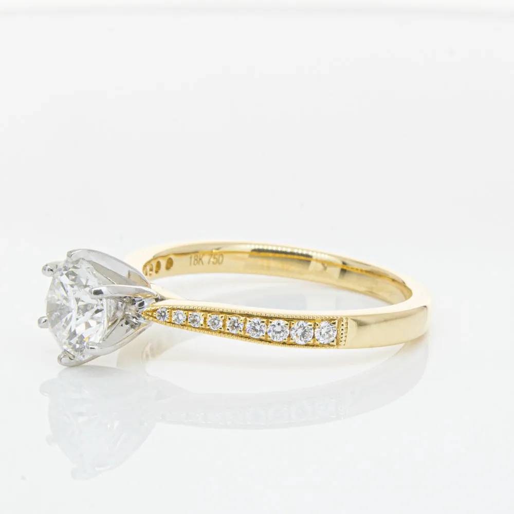 18ct Yellow Gold 1.00ct Diamond Zenith Ring