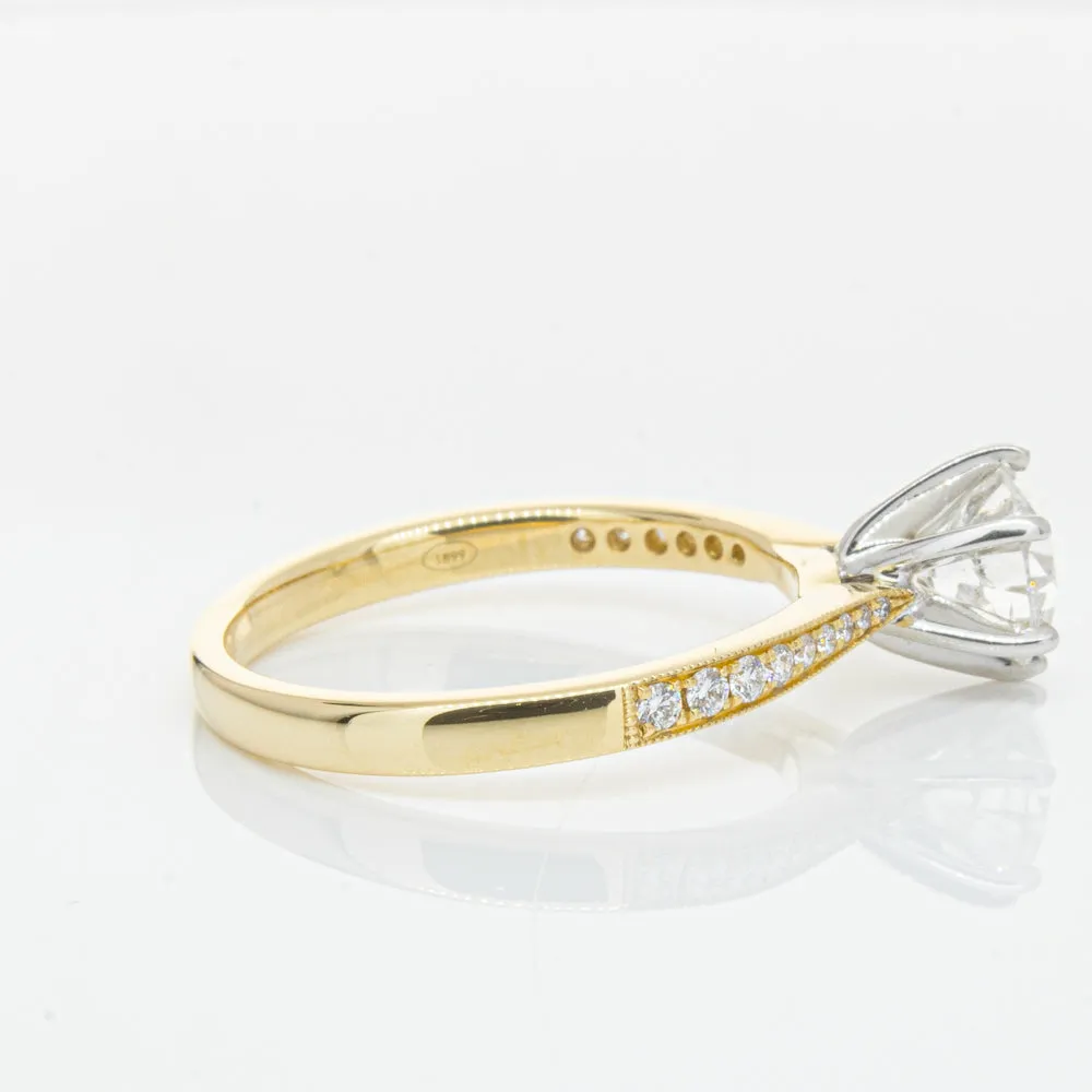 18ct Yellow Gold 1.00ct Diamond Zenith Ring