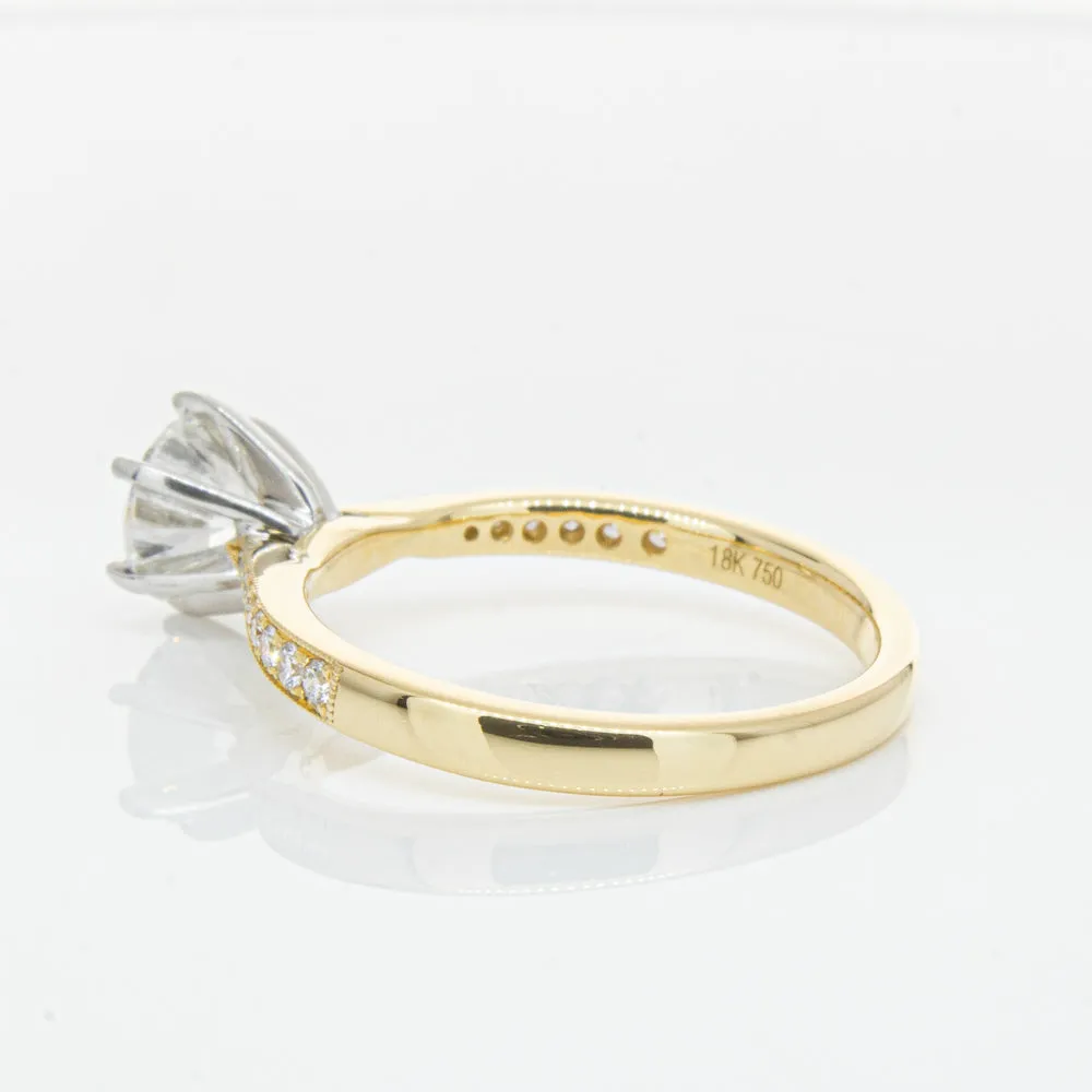 18ct Yellow Gold 1.00ct Diamond Zenith Ring