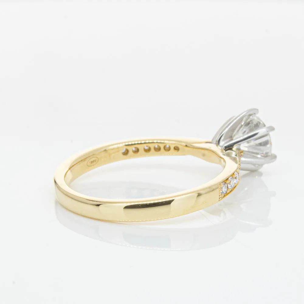 18ct Yellow Gold 1.00ct Diamond Zenith Ring