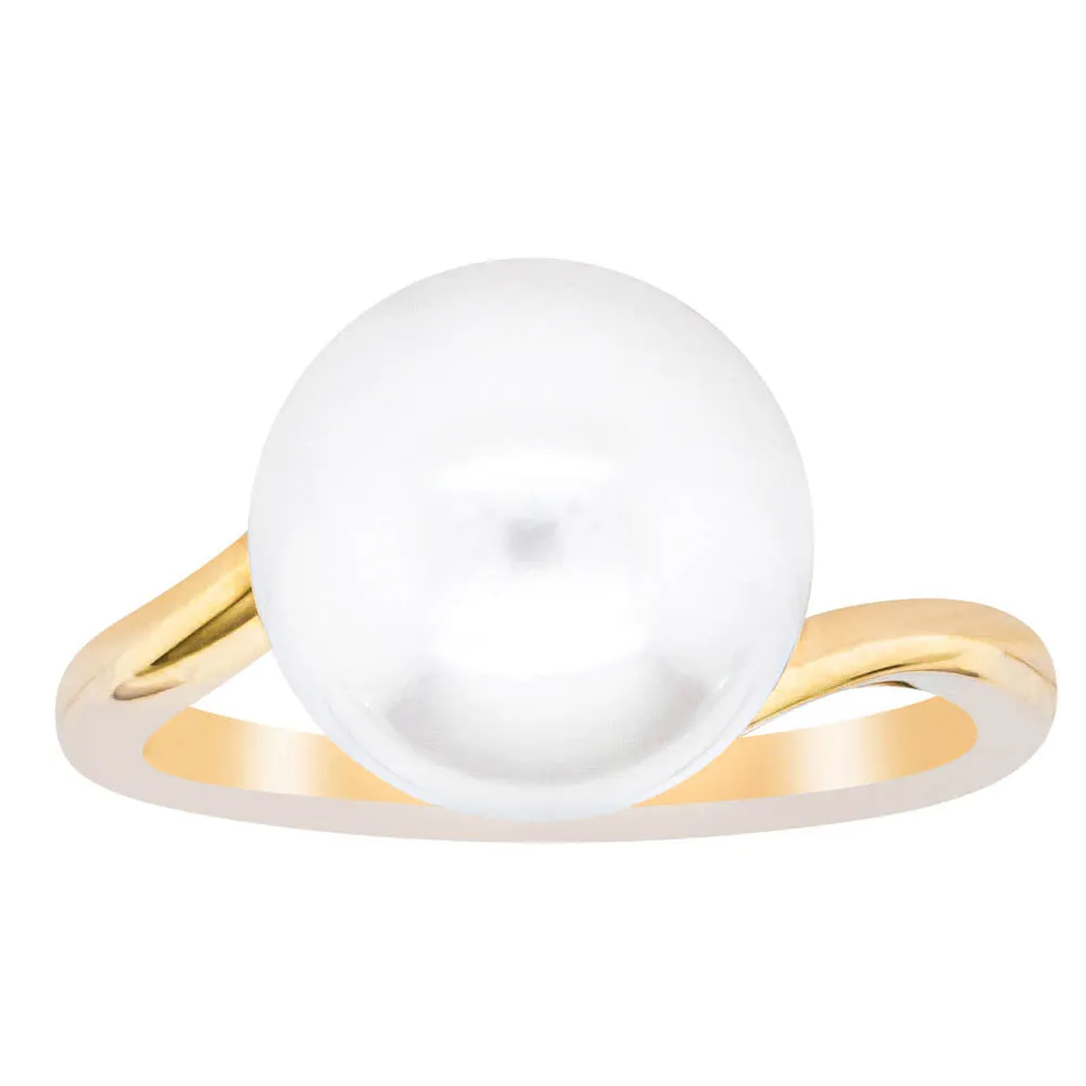18ct Yellow Gold 11mm South Sea Pearl Ring