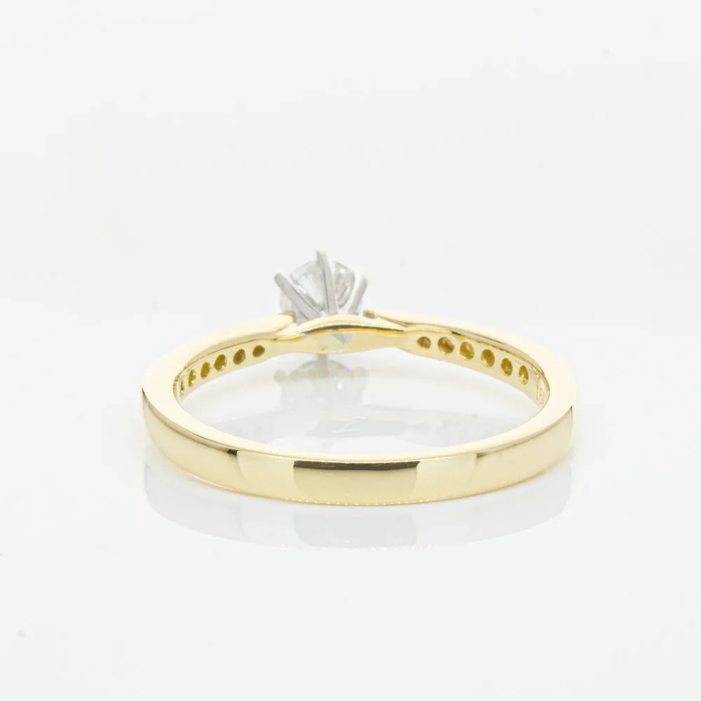 18ct Yellow Gold .34ct Diamond Zenith Ring