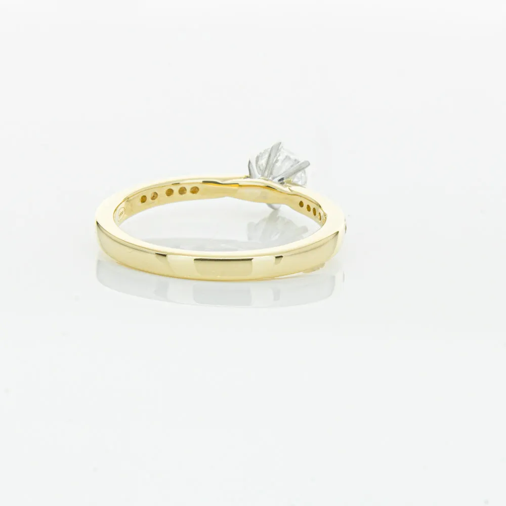 18ct Yellow Gold .53ct Diamond Zenith Ring