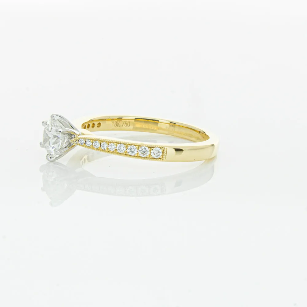 18ct Yellow Gold .53ct Diamond Zenith Ring