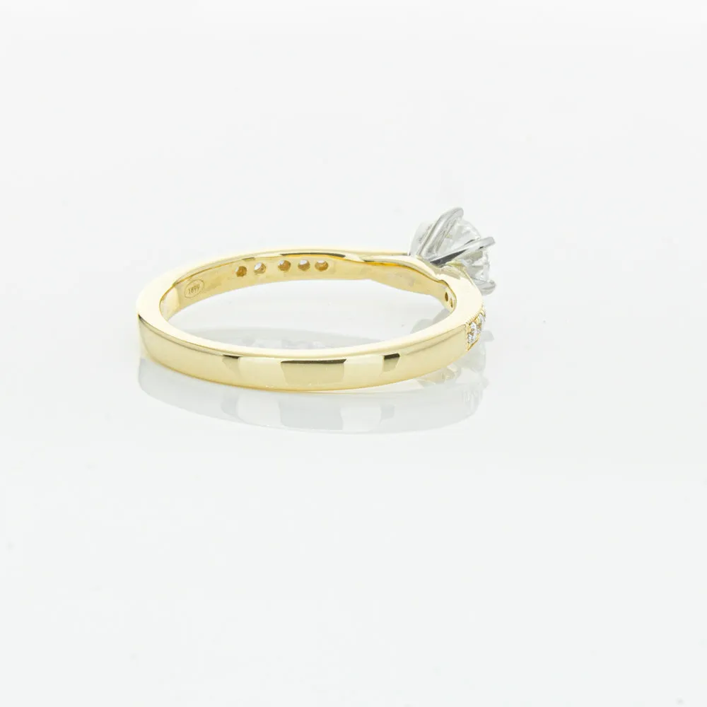 18ct Yellow Gold .53ct Diamond Zenith Ring