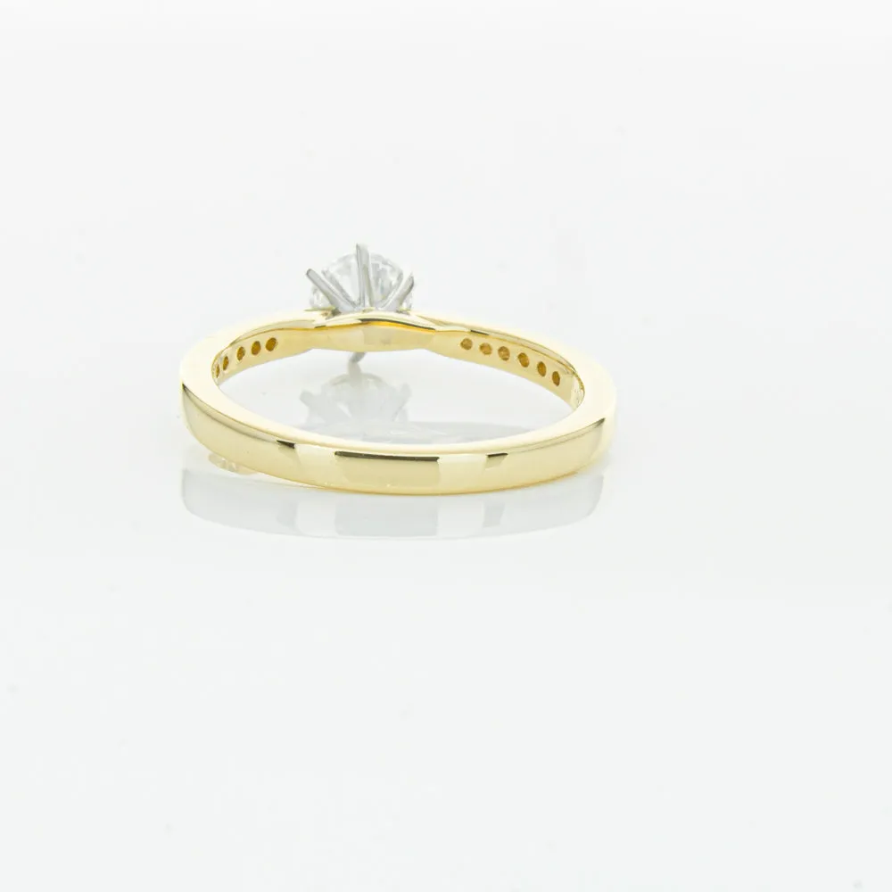 18ct Yellow Gold .53ct Diamond Zenith Ring
