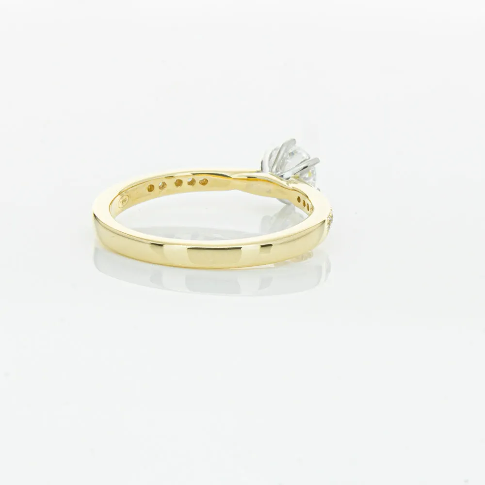 18ct Yellow Gold .53ct Diamond Zenith Ring