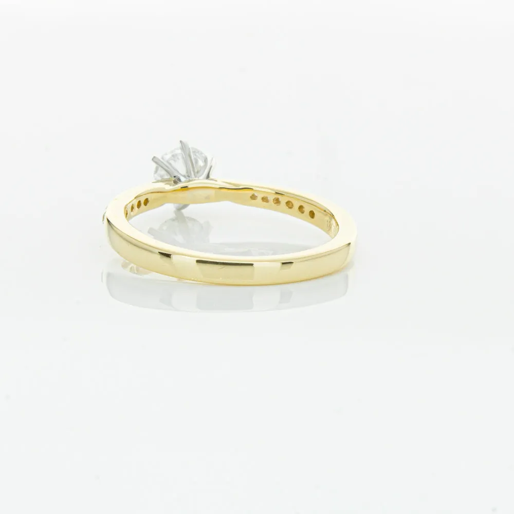 18ct Yellow Gold .53ct Diamond Zenith Ring