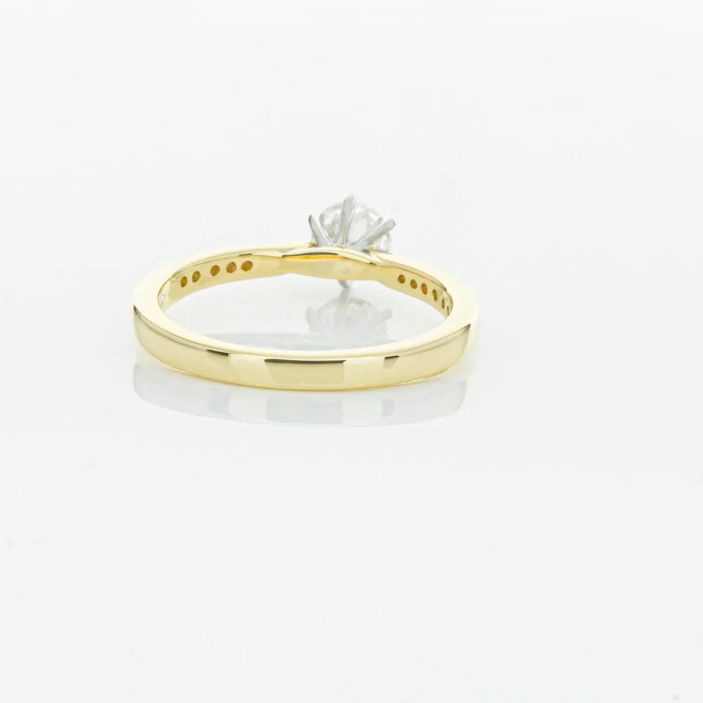 18ct Yellow Gold .53ct Diamond Zenith Ring