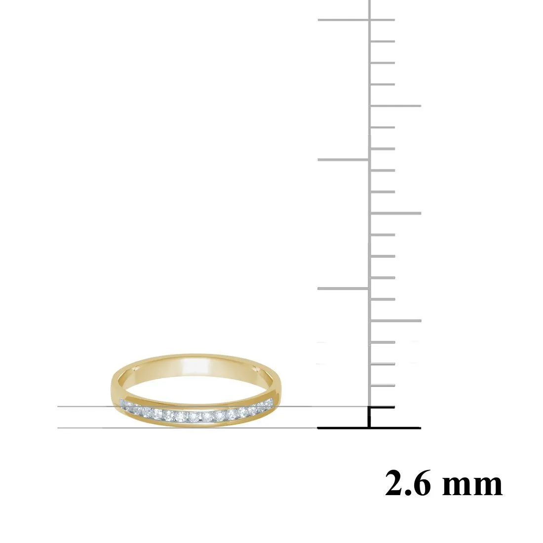 18ct Yellow Gold Diamond Eternity Ring