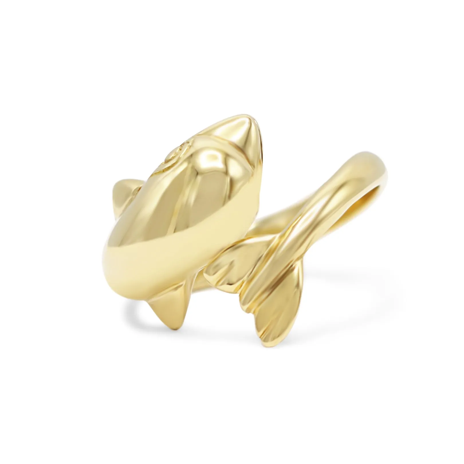 18ct Yellow Gold Dolphin Ring