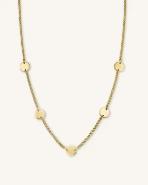 5 Coin Necklace