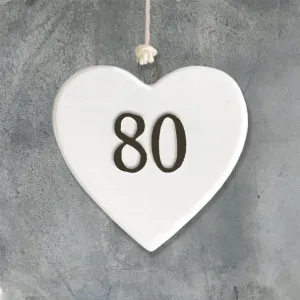80 Porcelain Heart