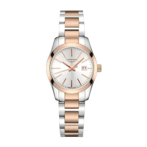 A LONGINES CONQUEST CLASSIC Quartz Date Watch on Bracelet L2.286.3.72.7
