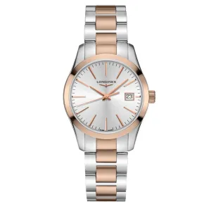 A LONGINES CONQUEST CLASSIC Quartz Date Watch on Bracelet L2.386.3.72.7