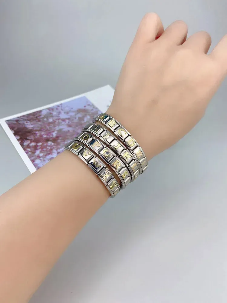 & (and) Symbol Classic Link in Yellow Gold