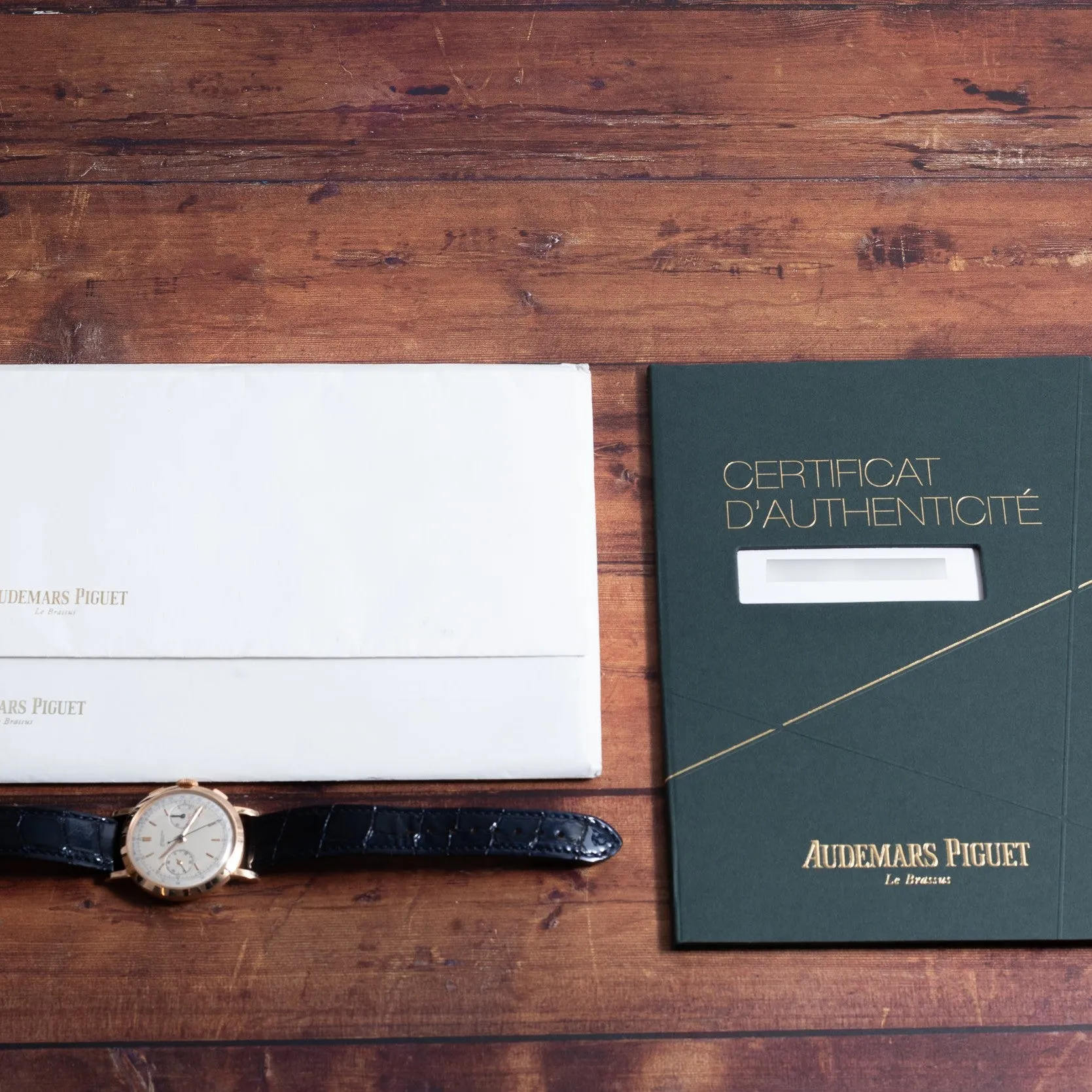 Audemars Piguet 'Jumbo' Two-Register Chronograph