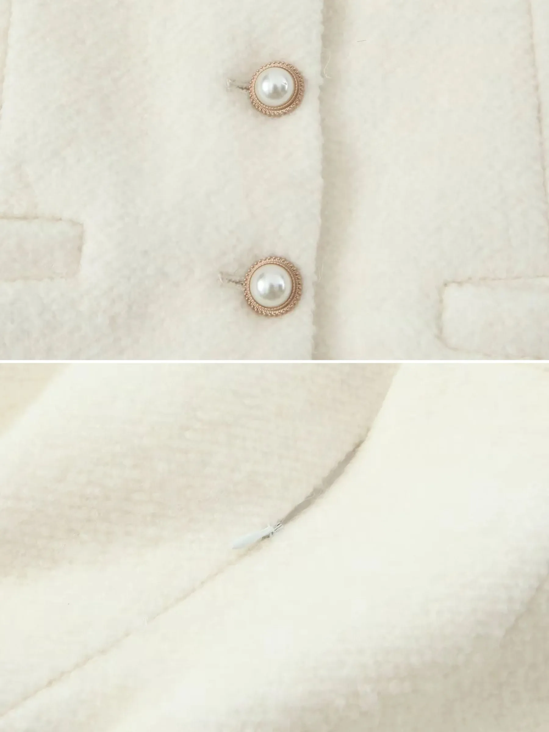 Avery Pearl-Button Skirt Set
