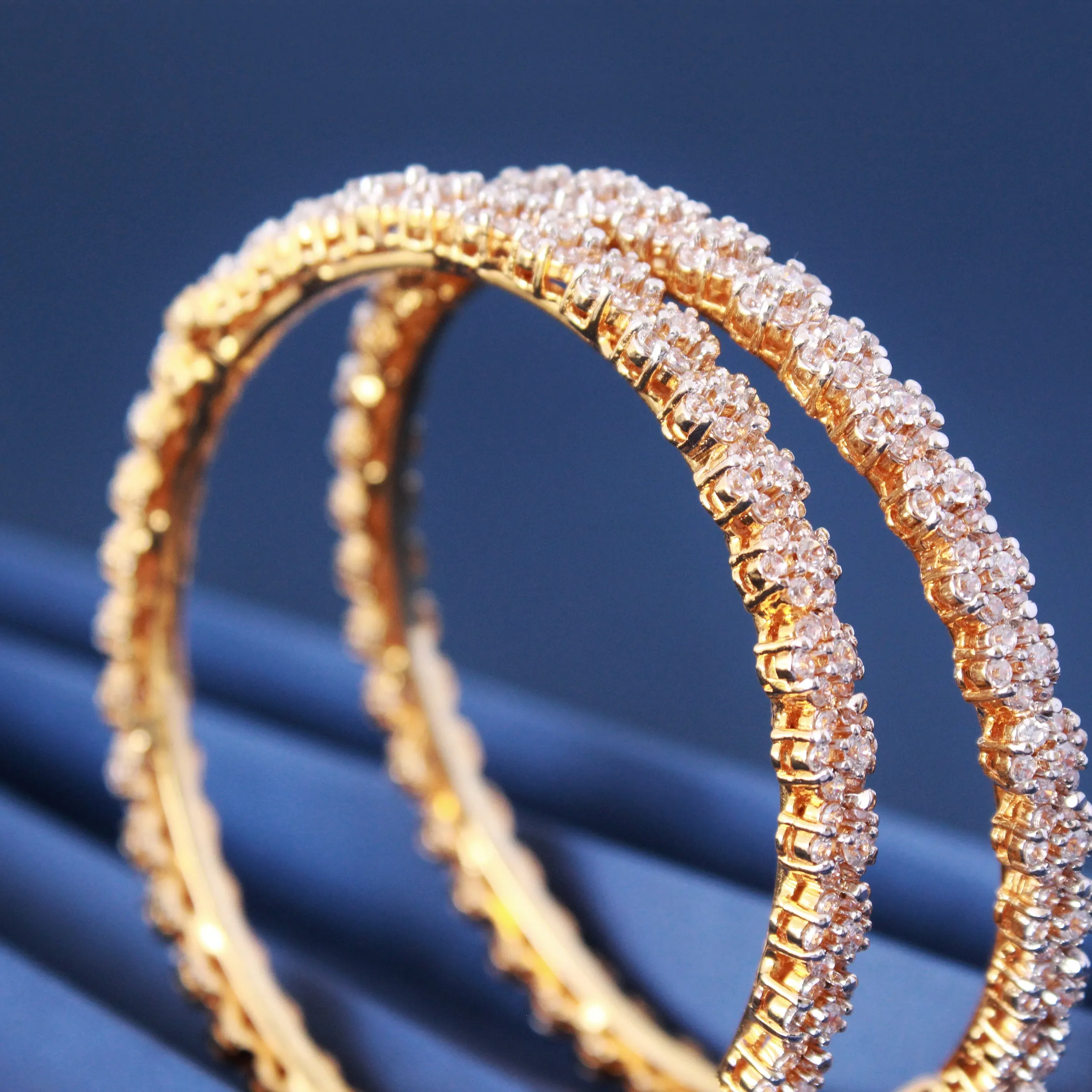 Bangle in Cubic Zircons