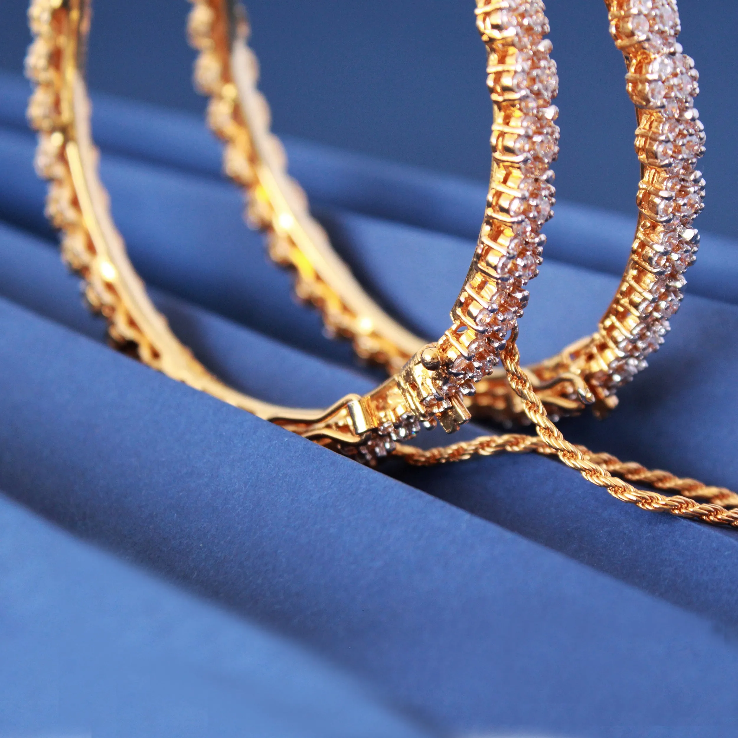 Bangle in Cubic Zircons