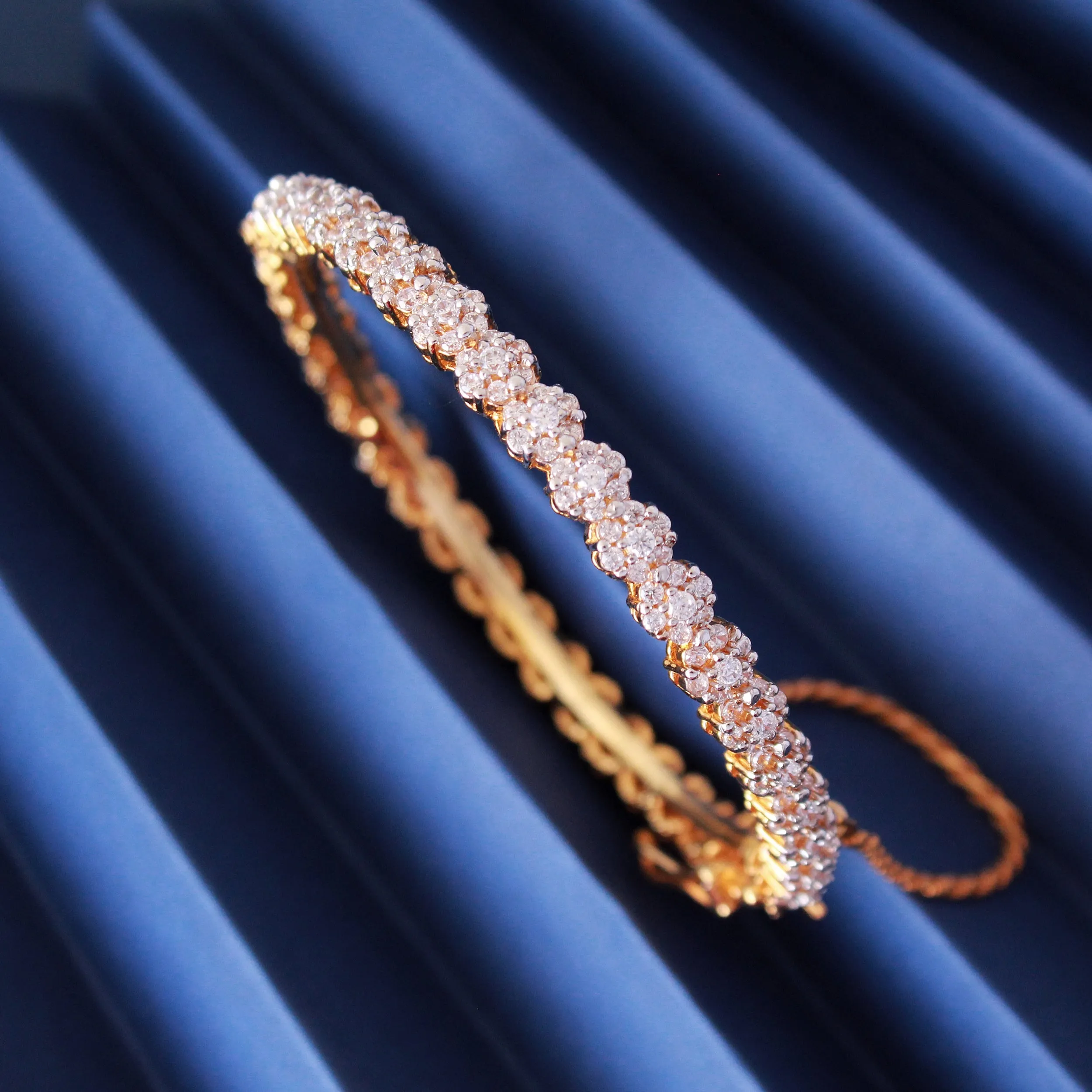 Bangle in Cubic Zircons