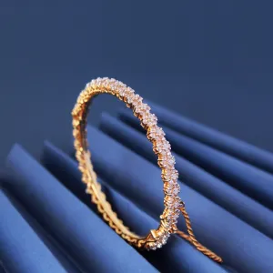 Bangle in Cubic Zircons