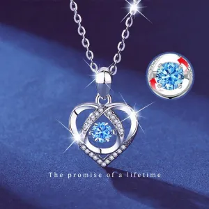 Beating Heart Necklace – Luxury Rhinestone Jewelry