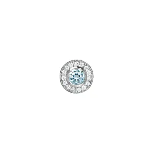 Birth Gems Aquamarine Bracelet Charm