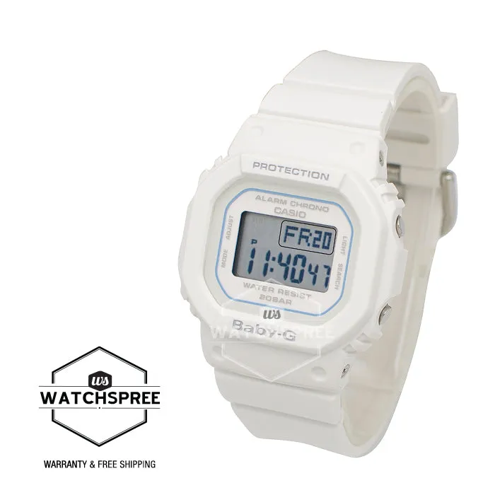 Casio Baby-G BGD-500 Series White Resin Band Watch BGD560-7D