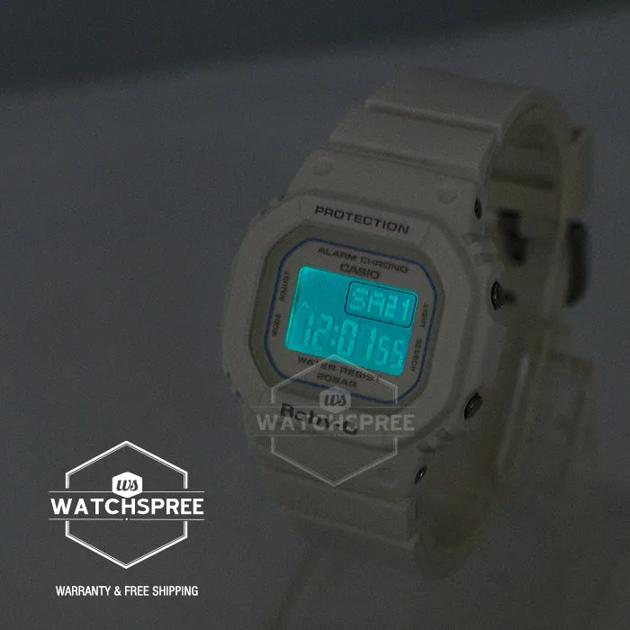 Casio Baby-G BGD-500 Series White Resin Band Watch BGD560-7D