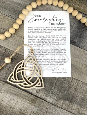 Celtic Knot Ornament - Story of Our Everlasting Friendship
