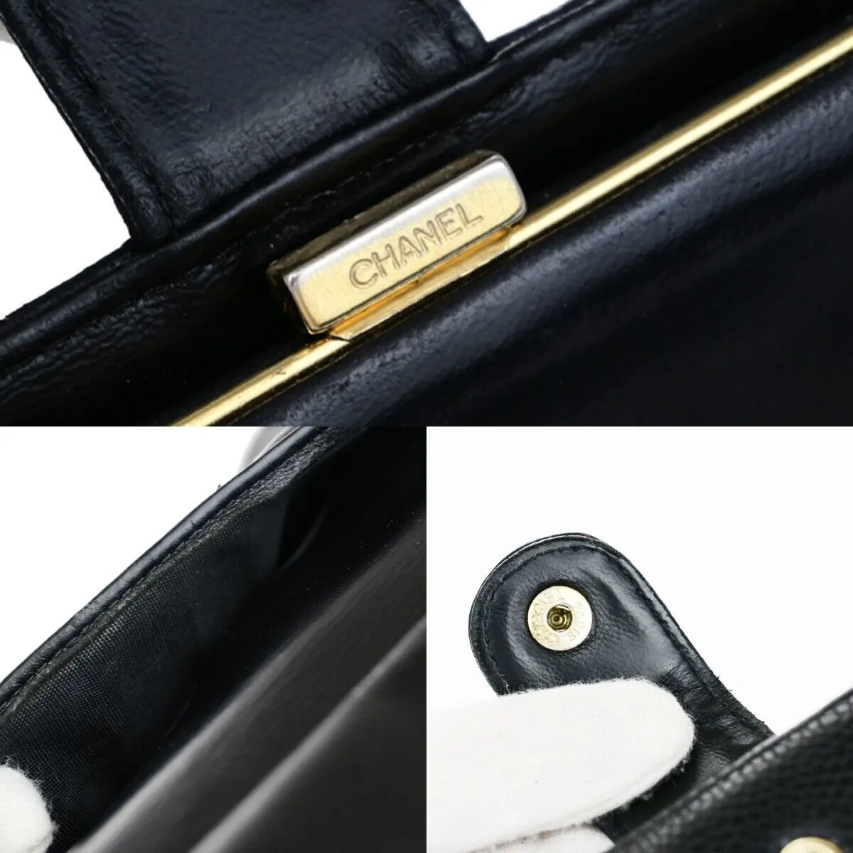Chanel Cc Logo Long Bifold Wallet