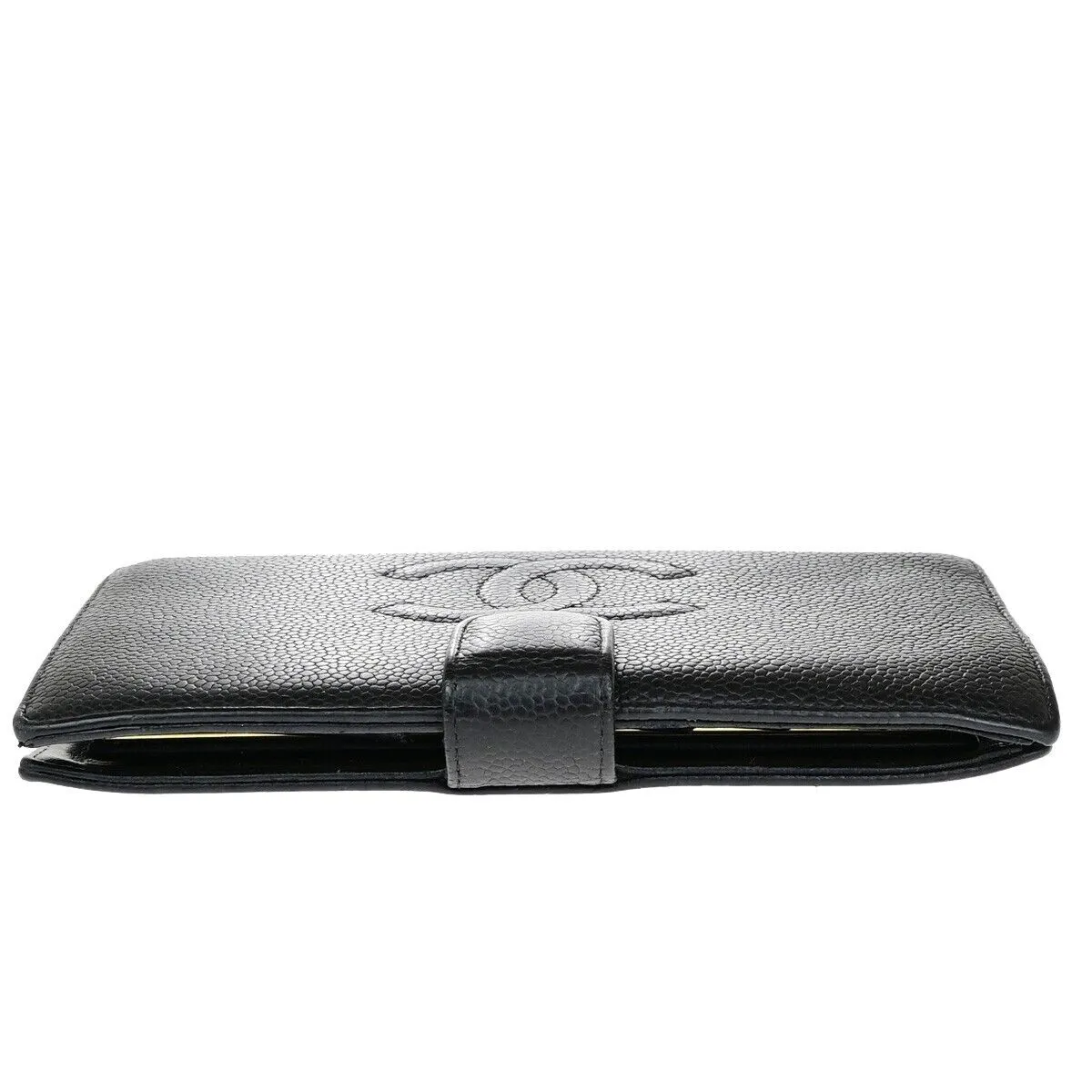 Chanel Cc Logo Long Bifold Wallet