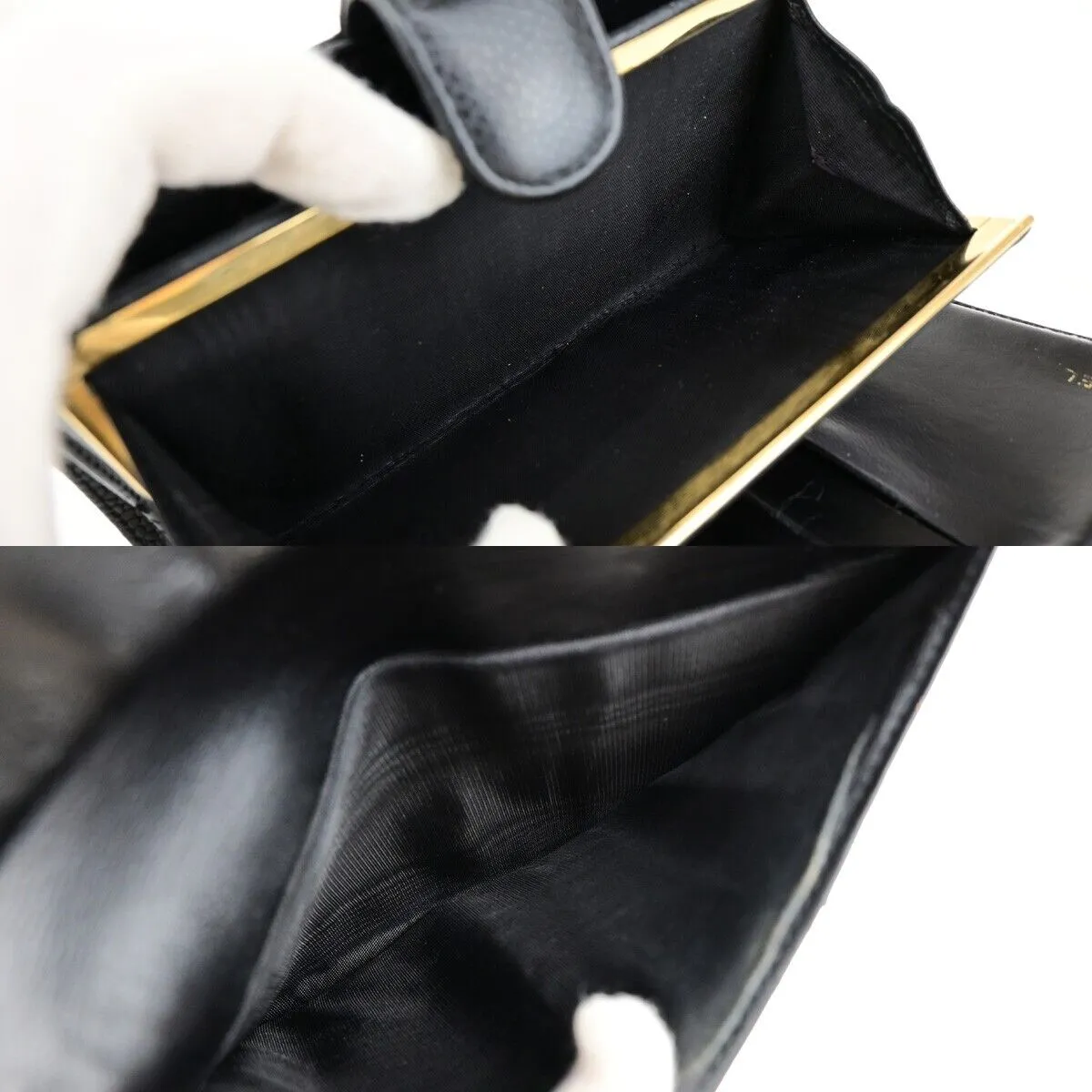 Chanel Cc Logo Long Bifold Wallet