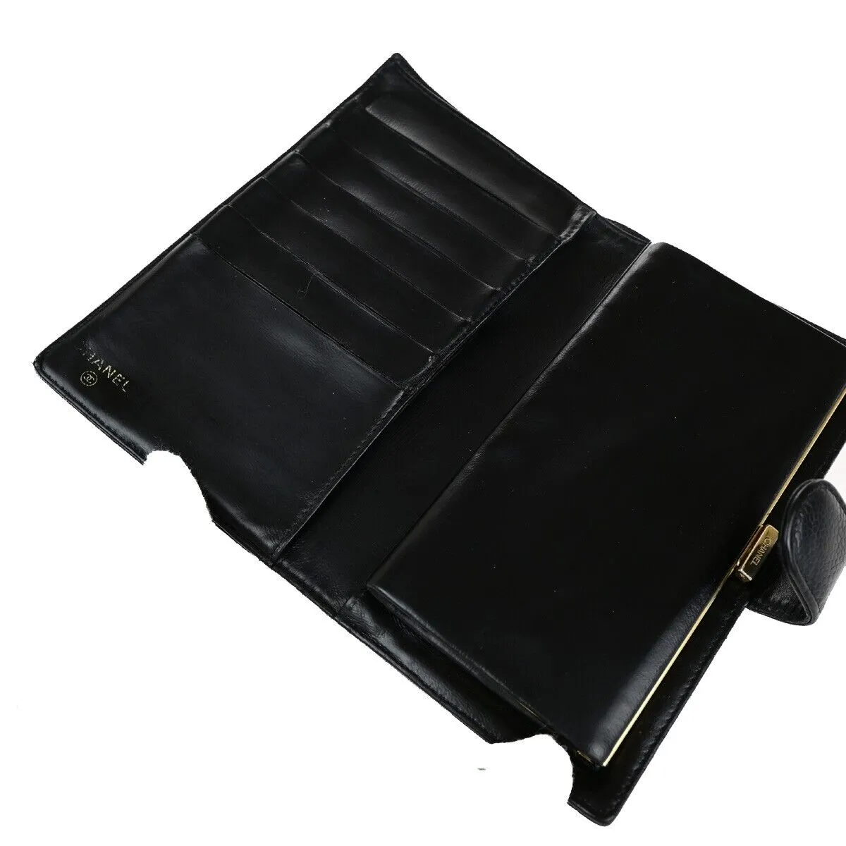 Chanel Cc Logo Long Bifold Wallet