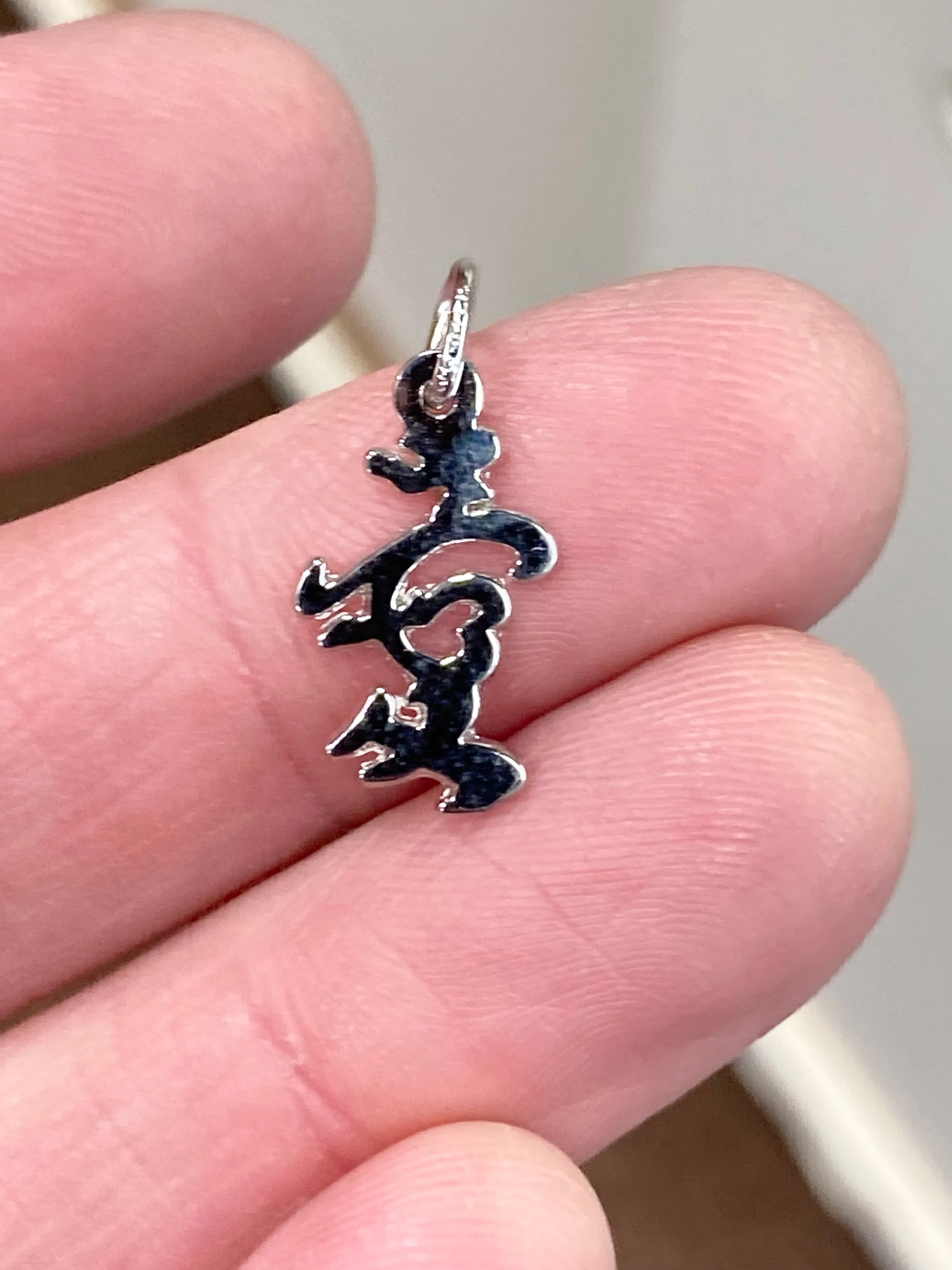 Chinese Love Symbol Silver Charm