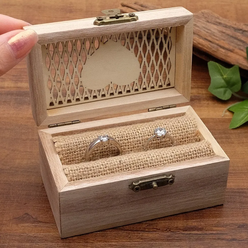 Custom Wedding Ring Box, Wood Ring Box, Engagement Ring Box, Ring Bearer Ring Box, Ring Box Holder, Proposal Ring Box, Wedding Ring Box