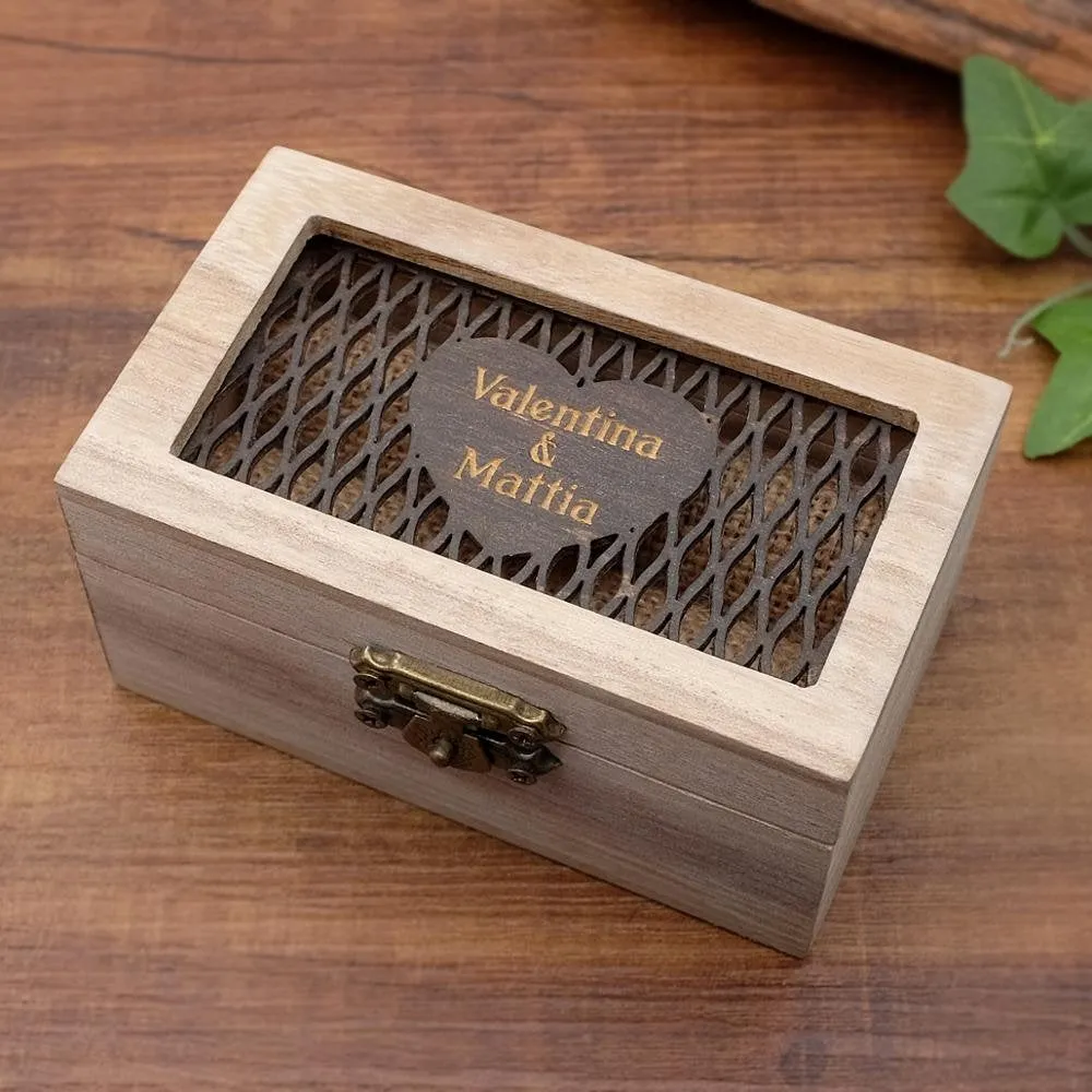 Custom Wedding Ring Box, Wood Ring Box, Engagement Ring Box, Ring Bearer Ring Box, Ring Box Holder, Proposal Ring Box, Wedding Ring Box